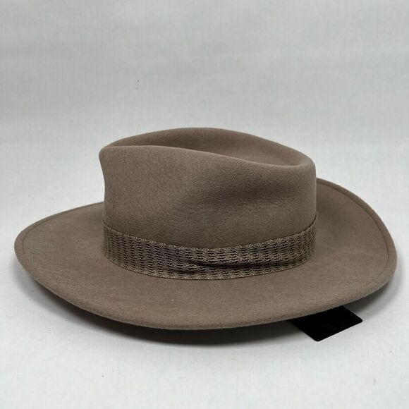Borsalino Melanie Wool Fedora Hat Beige size M main image 4